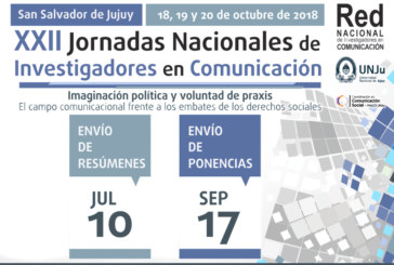 Primera Circular de las Jornadas 2018